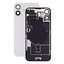 Apple iPhone 16 Plus - Rear Housing Glass + Camera Lens + Metal Plate + Magsafe Magnet (White)