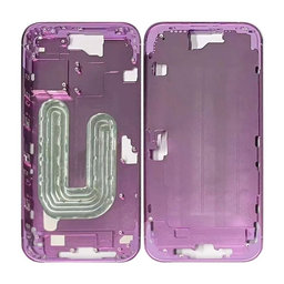Apple iPhone 16 Plus - Middle Frame + Power + Volume Buttons (Pink)