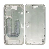 Apple iPhone 16 Plus - Middle Frame + Power + Volume Buttons (White)