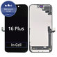 Display In-Cell FHD for iPhone 16 Plus, Touch Screen with Frame, FixPremium