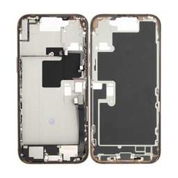 Apple iPhone 16 Pro Max - Middle Frame + Power + Volume Buttons (Desert Titanium)