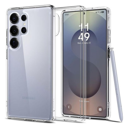 Spigen - Case Ultra Hybrid for Samsung Galaxy S25 Ultra, Crystal Clear