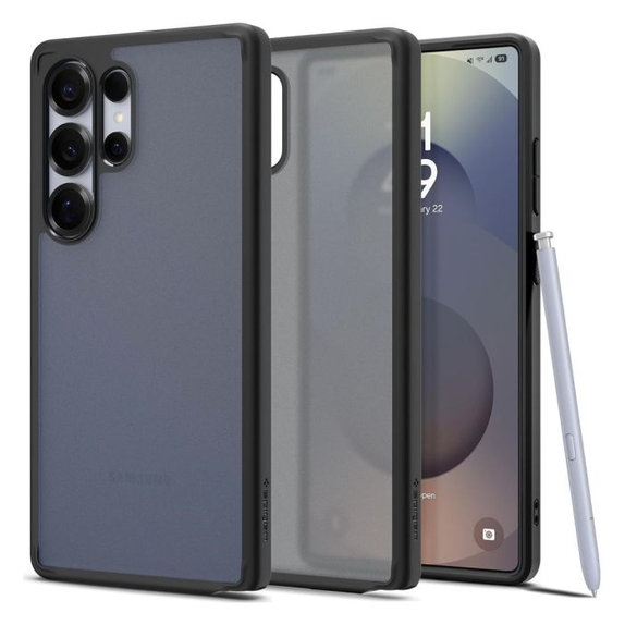 Spigen - Case Ultra Hybrid for Samsung Galaxy S25 Ultra, Frost Black
