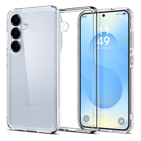 Spigen - Case Ultra Hybrid for Samsung Galaxy S25+, Crystal Clear
