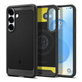 Spigen - Case Rugged Armor with MagSafe for Samsung Galaxy S25, Matte Black
