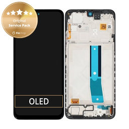 Xiaomi Redmi Note 12S 2303CRA44A - LCD Display + Touch Screen + Frame (Onyx Black) - 560001K7SR00 Genuine Service Pack