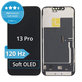Display Soft OLED 120Hz for iPhone 13 Pro, Touch Screen with Frame, FixPremium