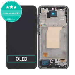 Samsung Galaxy A35 A356B - LCD Display + Touch Screen + Frame (Blue Black) OLED