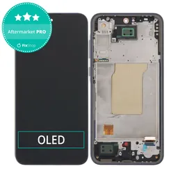 Samsung Galaxy A35 A356B - LCD Display + Touch Screen + Frame (Blue Black) OLED