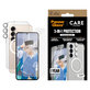 Bundle 3-in-1 for Samsung Galaxy S25+, PanzerGlass