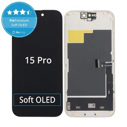 Apple iPhone 15 Pro - LCD Display + Touch Screen + Frame Soft OLED FixPremium JCID