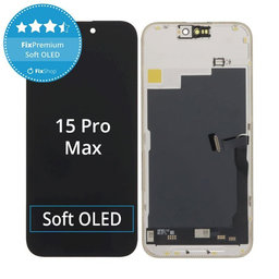Apple iPhone 15 Pro Max - LCD Display + Touch Screen + Frame Soft OLED FixPremium JCID