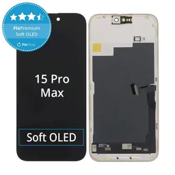 Apple iPhone 15 Pro Max - LCD Display + Touch Screen + Frame Soft OLED FixPremium JCID