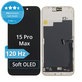 Display Soft OLED for iPhone 15 Pro Max, Touch Screen with Frame, DIAGNOSTIC
