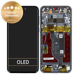 Honor Magic7 Pro - LCD Display + Touch Screen + Frame (Black) - 0235AMRV Genuine Service Pack