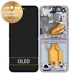 Xiaomi Mix Flip 2405CPX3DC - LCD Display + Touch Screen + Frame (Purple) - 560003000N800 Genuine Service Pack