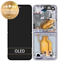 Xiaomi Mix Flip 2405CPX3DC - LCD Display + Touch Screen + Frame (Purple) - 560003000N800 Genuine Service Pack