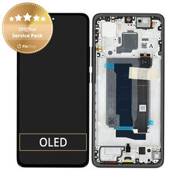 Xiaomi Poco X7 Pro 2412DPC0AG - LCD Display + Touch Screen + Frame (Black) - 56000300O1000 Genuine Service Pack
