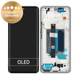 Xiaomi Redmi Note 14 Pro+ 5G 24094RAD4G - LCD Display + Touch Screen + Frame (Frost Blue) - 5600170O16U00 Genuine Service Pack