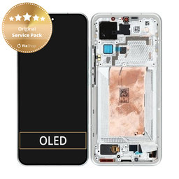 Xiaomi 15 5G - LCD Display + Touch Screen + Frame (White) - 560062000O300 Genuine Service Pack