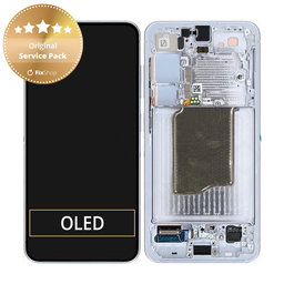 Samsung Galaxy S25 - LCD Display + Touch Screen + Frame (Icyblue) - GH82-36329C Genuine Service Pack