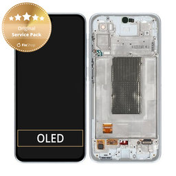 Samsung Galaxy A36 A366E - LCD Display + Touch Screen + Frame (Awesome Grey) - GH82-36841B Genuine Service Pack