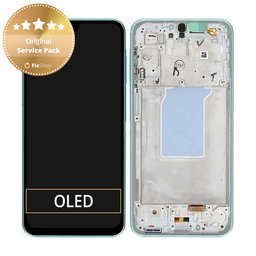 Samsung Galaxy A26 A266E - LCD Display + Touch Screen + Frame (Mint) - GH82-37049C Genuine Service Pack