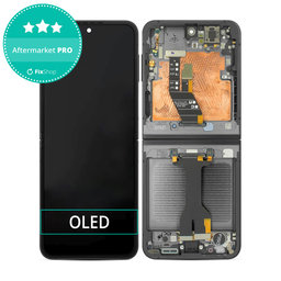 Samsung Galaxy Z Flip 6 F741B - LCD Display + Touch Screen + Frame (Black) OLED