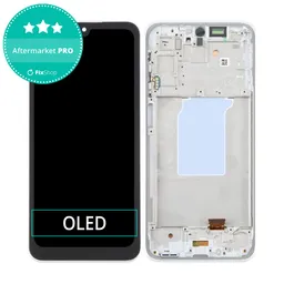Samsung Galaxy A26 A266E - LCD Display + Touch Screen + Frame (White) OLED