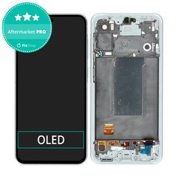 Samsung Galaxy A56 A566E - LCD Display + Touch Screen + Frame (Awesome Lightgray) OLED