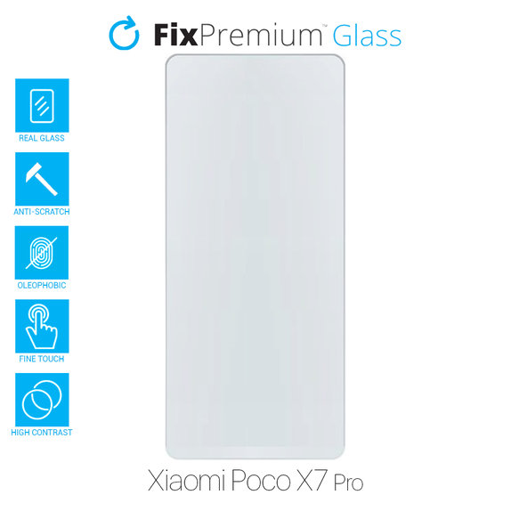 FixPremium Glass - Tempered Glass for Xiaomi Poco X7 Pro 2412DPC0AG
