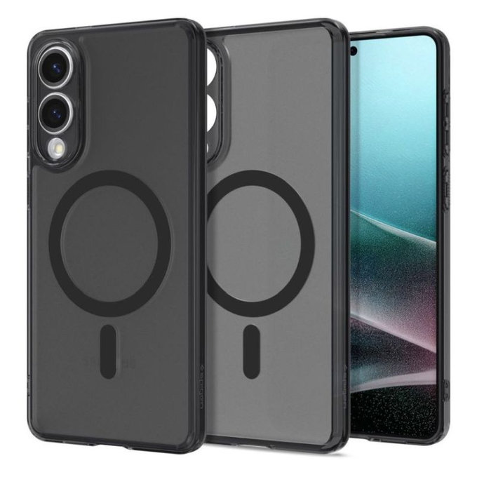Spigen - Case Ultra Hybrid with MagSafe for Samsung Galaxy S25 Edge, Frost Black