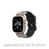 Spigen - Strap Durapro Armor PU for Apple Watch (42, 44, 45, 49mm), black