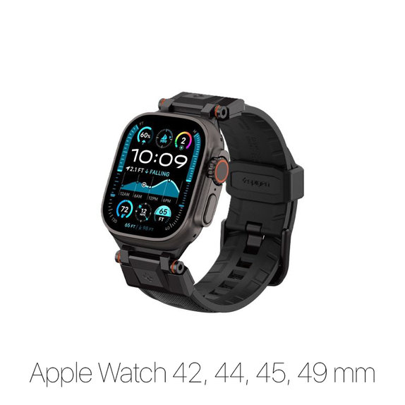 Spigen - Strap Durapro Armor for Apple Watch (42, 44, 45, 49mm), Black Edition