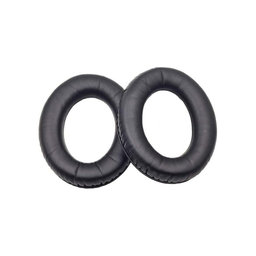 Replacement Ear Pads for Kingston HyperX Cloud Revolver, Memory foam + PU leather, Black, 1 pair