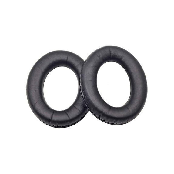 Replacement Ear Pads for Kingston HyperX Cloud Revolver, Memory foam + PU leather, Black, 1 pair
