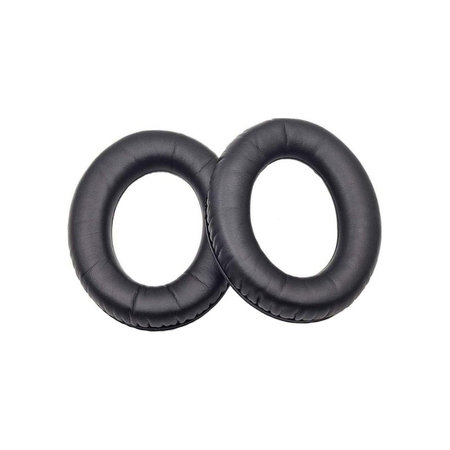 Replacement Ear Pads for Kingston HyperX Cloud Revolver, Memory foam + PU leather, Black, 1 pair