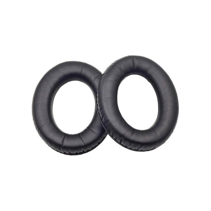Replacement Ear Pads for Kingston HyperX Cloud Revolver, Memory foam + PU leather, Black, 1 pair