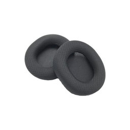 Replacement Ear Pads for SteelSeries Arctis, Memory foam + Textile, Black, 1 pair