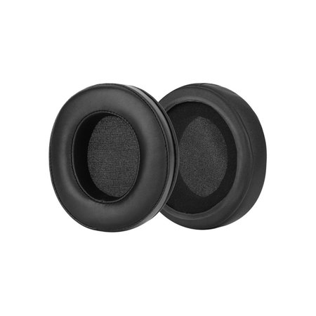 Replacement Ear Pads for Razer Nari, Kraken, Memory foam + PU Leather, Black, 1 pair