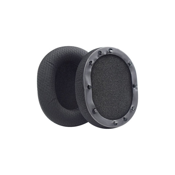 Replacement Ear Pads for Razer BlackShark, Memory foam + Textile, Black, Cooling Gel, 1 Pair