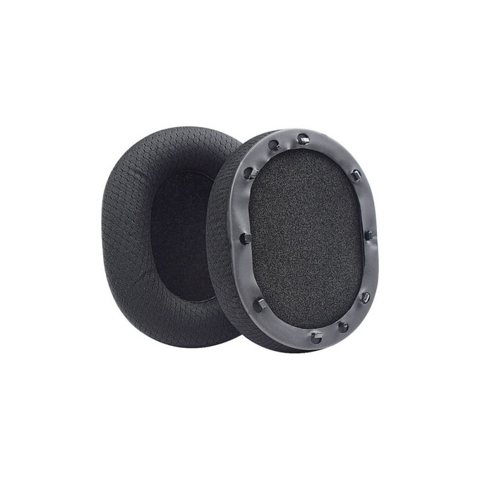 Replacement Ear Pads for Razer BlackShark, Memory foam + Textile, Black, Cooling Gel, 1 Pair