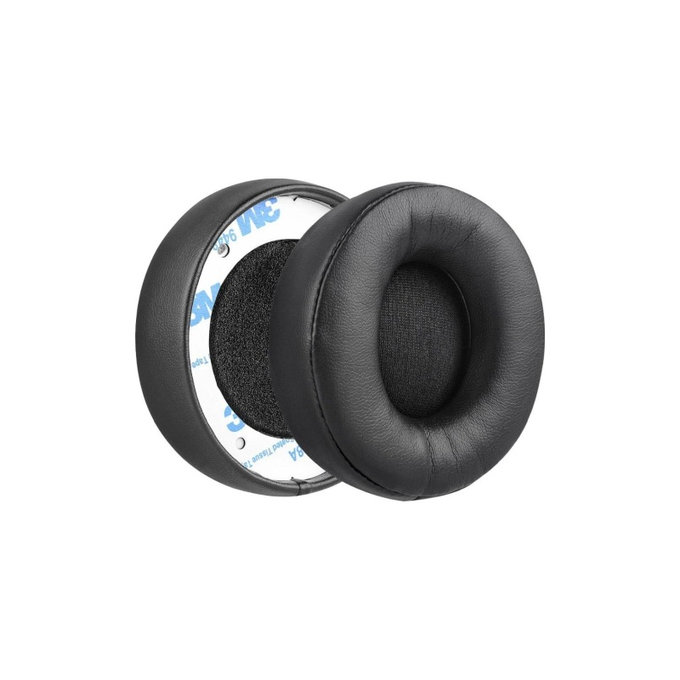 Replacement Ear Pads for Beats Solo Pro, Wireless, Memory foam + PU leather, Black, 1 pair
