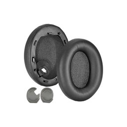 Replacement Ear Pads for Sony WH-1000XM4, Memory foam + PU leather, Black, 1 pair