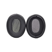 Replacement Ear Pads for Sony WH-XB900N, WH-XB900, Memory foam + PU leather, Black, 1 pair