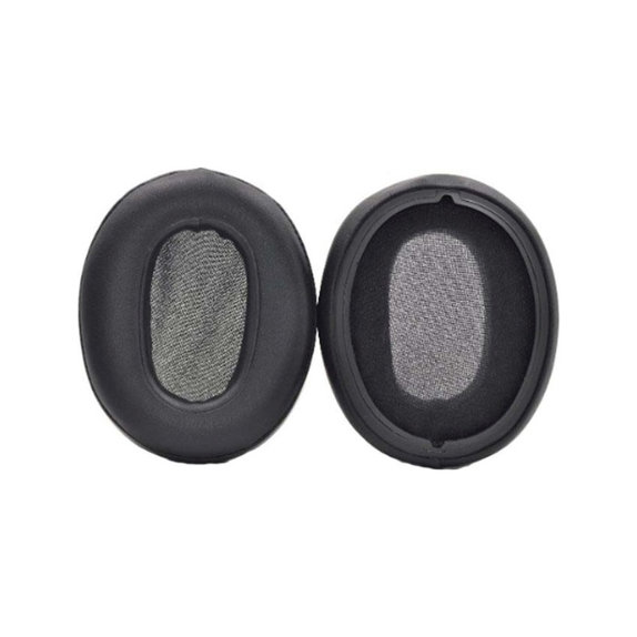 Replacement Ear Pads for Sony WH-XB900N, WH-XB900, Memory foam + PU leather, Black, 1 pair