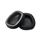 Replacement Ear Pads for Logitech G433, Memory foam + PU leather, Black, 1 pair