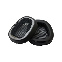 Replacement Ear Pads for Logitech G433, Memory foam + PU leather, Black, 1 pair
