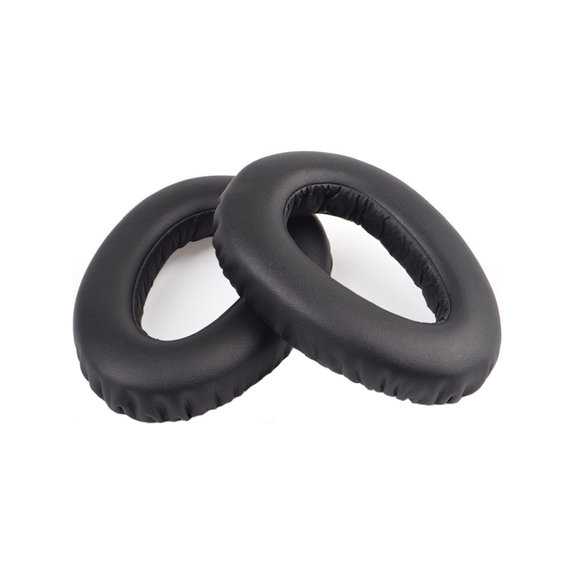 Replacement Ear Pads for Sennheiser PXC550, Memory foam + PU leather, Black, 1 pair