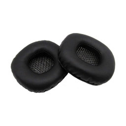 Replacement Ear Pads for Marshall Major I, II, Memory foam + PU leather, Black, 1 pair